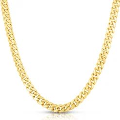 Miami Cuban Chain In 14K Yellow Gold, 28"