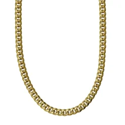 Miami Cuban Link Chain In 14K Yellow Gold, 24"
