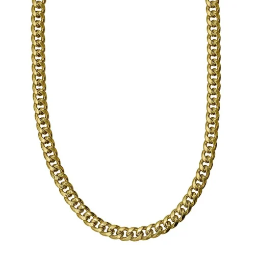 Miami Cuban Link Chain In 14K Yellow Gold, 24"