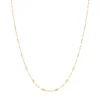 Mirror Chain Necklace In 14K Yellow Gold, 18"
