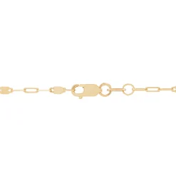 Mirror Chain Necklace In 14K Yellow Gold, 18"