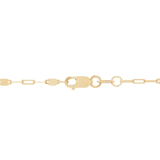 Mirror Chain Necklace In 14K Yellow Gold, 18"