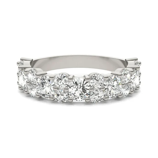 Moissanite Band In 14K White Gold (2 1/3 Ct. Tw.)