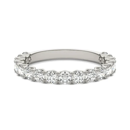 Moissanite Band In 14K White Gold (1 Ct. Tw.)
