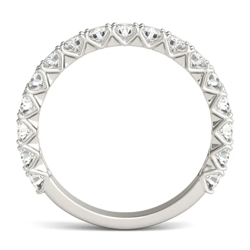 Moissanite Band In 14K White Gold (1 Ct. Tw.)