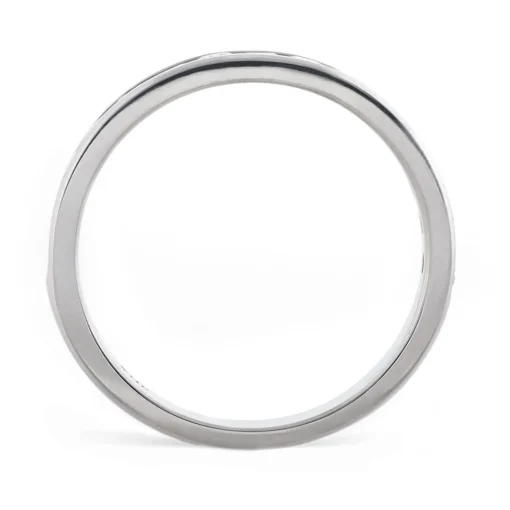 Moissanite Band In 14K White Gold (5/8 Ct. Tw.)
