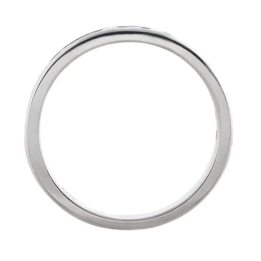 Moissanite Band In 14K White Gold (5/8 Ct. Tw.)