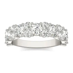 Moissanite Band In 14K White Gold (2 1/3 Ct. Tw.)