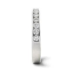 Moissanite Band In 14K White Gold (5/8 Ct. Tw.)