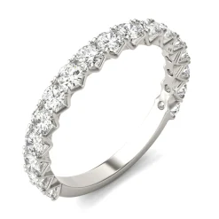 Moissanite Band In 14K White Gold (1 Ct. Tw.)