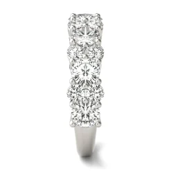 Moissanite Band In 14K White Gold (2 1/3 Ct. Tw.)