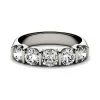 Moissanite Band With Five-Stone Setting In 14K White Gold (1 5/8 Ct. Tw.)