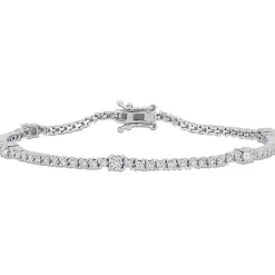 Moissanite Bracelet In Sterling Silver (2 Ct. Tw.)