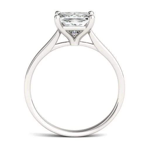 Moissanite Solitaire Ring With Princess Cut In 14K Gold (1 4/5 Ct.)