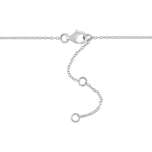 Moissanite Station Necklace In Sterling Silver (2 1/4 Ct. Tw.)