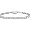 Moissanite Tennis Bracelet In Sterling Silver (9 1/2 Ct. Tw.)
