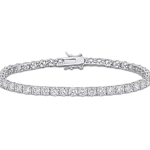 Moissanite Tennis Bracelet In Sterling Silver (9 1/2 Ct. Tw.)