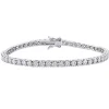 Moissanite Tennis Bracelet In Sterling Silver (5 5/8 Ct. Tw.)