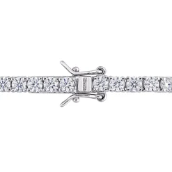 Moissanite Tennis Bracelet In Sterling Silver (5 5/8 Ct. Tw.)
