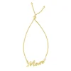 Mom Bolo Bracelet In 14K Yellow Gold