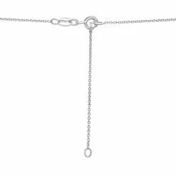 Moon & Stars Pendant With Diamond Accents In Sterling Silver