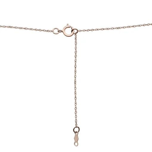 Morganite And Diamond Swirl Pendant In 10K Rose Gold (1/5 Ct. Tw.)