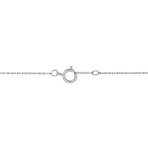 Mother & Child Pendant In 10K White Gold