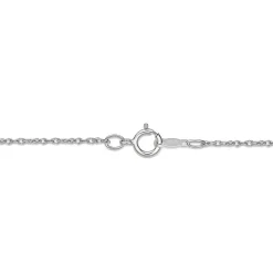 Opal & 1/10 Ct. Tw. Diamond Pendant In Sterling Silver