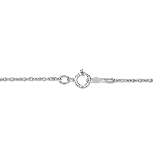 Opal & 1/10 Ct. Tw. Diamond Pendant In Sterling Silver