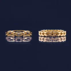 Open Link Ring In Vermeil
