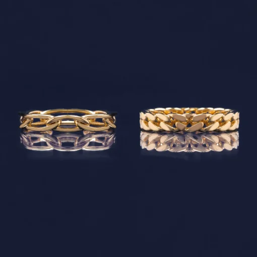 Open Link Ring In Vermeil