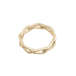 Open Link Ring In Vermeil