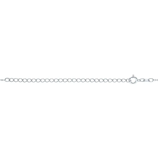 Open-Heart Cross Pendant In Sterling Silver (1/10 Ct. Tw.)