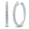 Oval Shaped Hoop Earrings (1 Ct. Tw.)