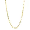 Paperclip Chain Necklace In 14K Yellow Gold, 3.15Mm, 18"