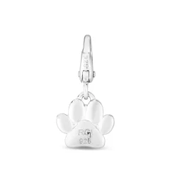 Paw Charm In Sterling Silver