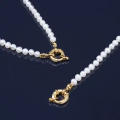 Pearl Bracelet With Vermeil Closure