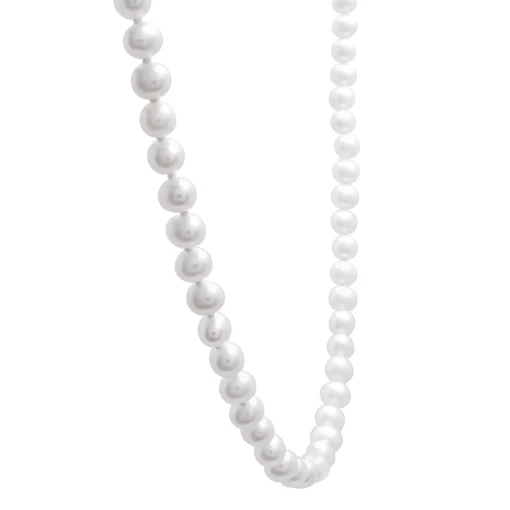 Pearl Necklace With Vermeil Closure
