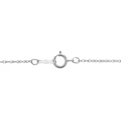 Pear-Shaped Blue Sapphire & Diamond Bee Pendant In 10K White Gold