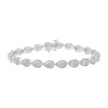 Pear-Shaped Diamond Bracelet In 10K White Gold (1 Ct. Tw.)