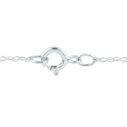 Pear-Shaped Emerald Pendant With Diamond Accents In 14K White Gold