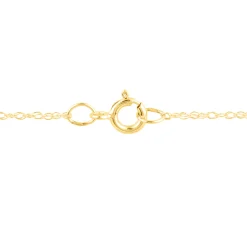 Pear-Shaped London Blue Topaz & Diamond Pendant In 10K Yellow Gold