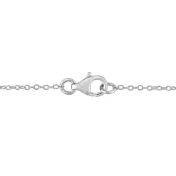 Pear-Shaped Moissanite Pendant With Bezel-Set Diamonds In Sterling Silver (1 1/2 Ct. Tw.)