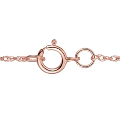 Pear-Shaped Morganite & Diamond Halo Pendant In 10K Rose Gold (1/4 Ct. Tw.)
