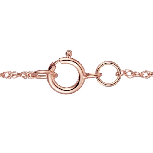 Pear-Shaped Morganite & Diamond Halo Pendant In 10K Rose Gold (1/4 Ct. Tw.)