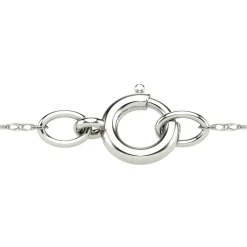 Pear-Shaped Ruby & Diamond Pendant In 14K White Gold
