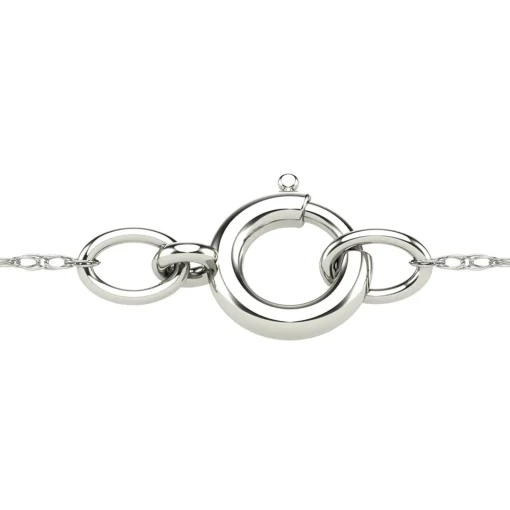 Pear-Shaped Ruby & Diamond Pendant In 14K White Gold