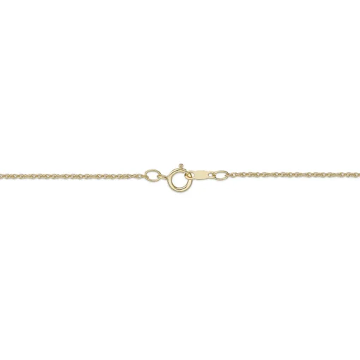 Peridot & 1/8 Ct. Tw. Diamond Pendant In 10K Yellow Gold