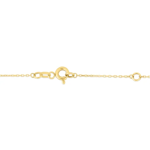 Polished Bar Bracelet In 14K Yellow Gold, 7"