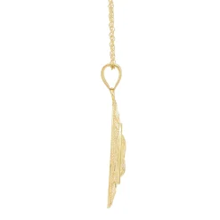 Praying Hands Pendant In 14K Yellow Gold